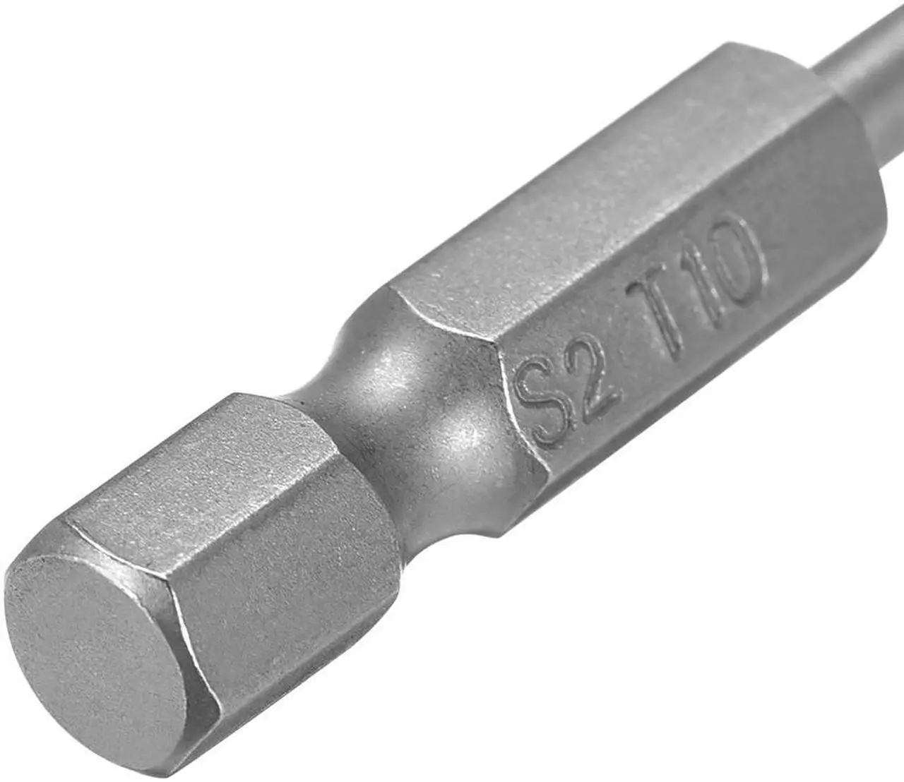 Alt view image 4 of 4 - 50mm Long 1/4" Hex Shank TS10 Torx Security Star Screwdriver Bits S2 High Alloy Steel 10pcs