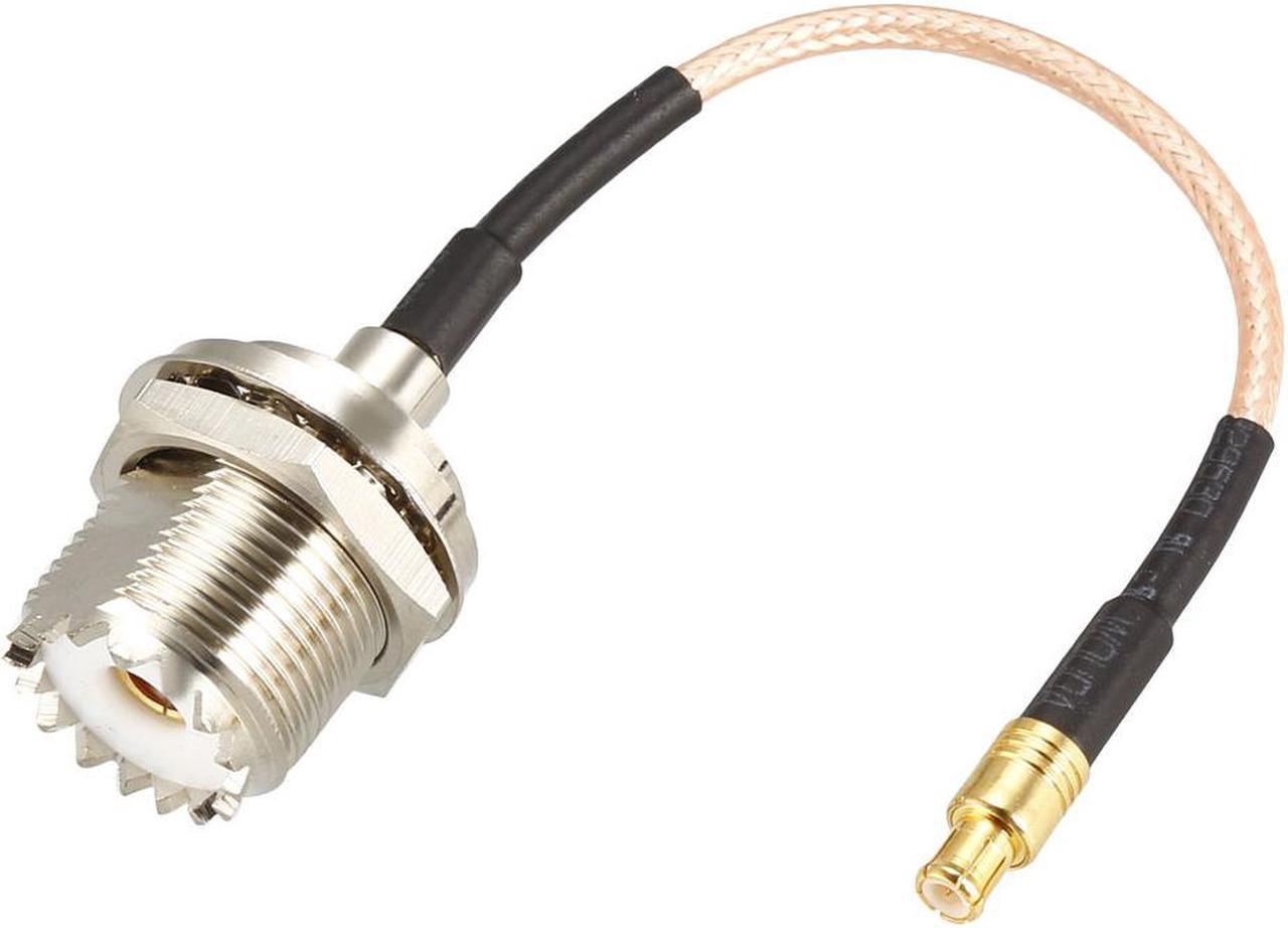 UHF Female SO239 to MCX Male RG316 RF Coaxial Cable 4-Inches