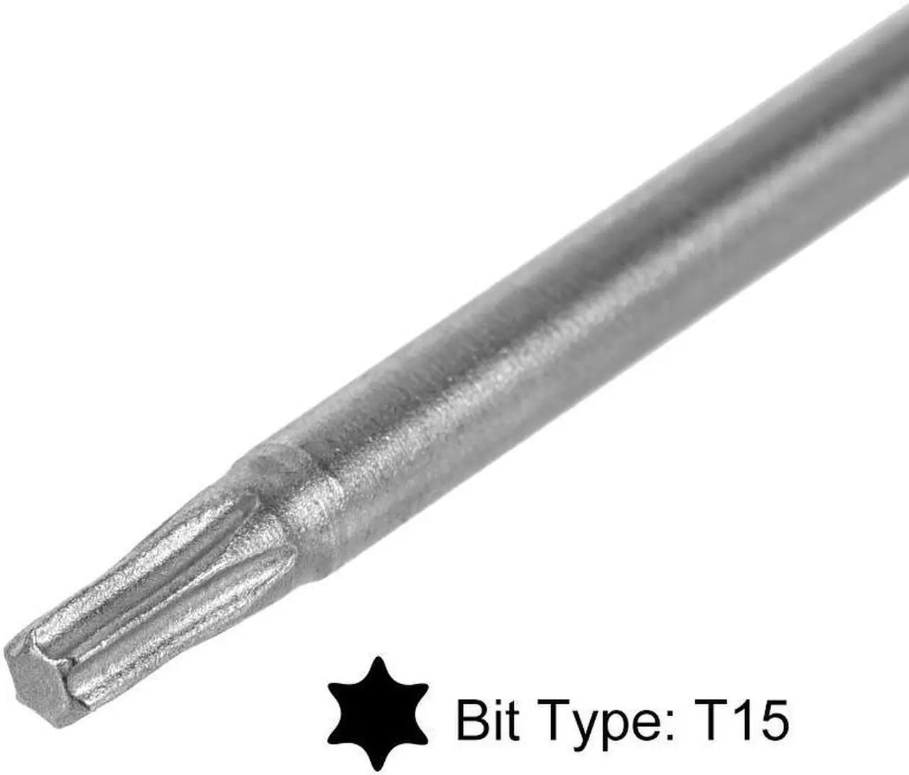 Alt view image 4 of 4 - Torx Screwdriver Bits 1/4-Inch Hex Shank 150mm Length T15 Magnetic Security Star Screw Driver S2 Bit