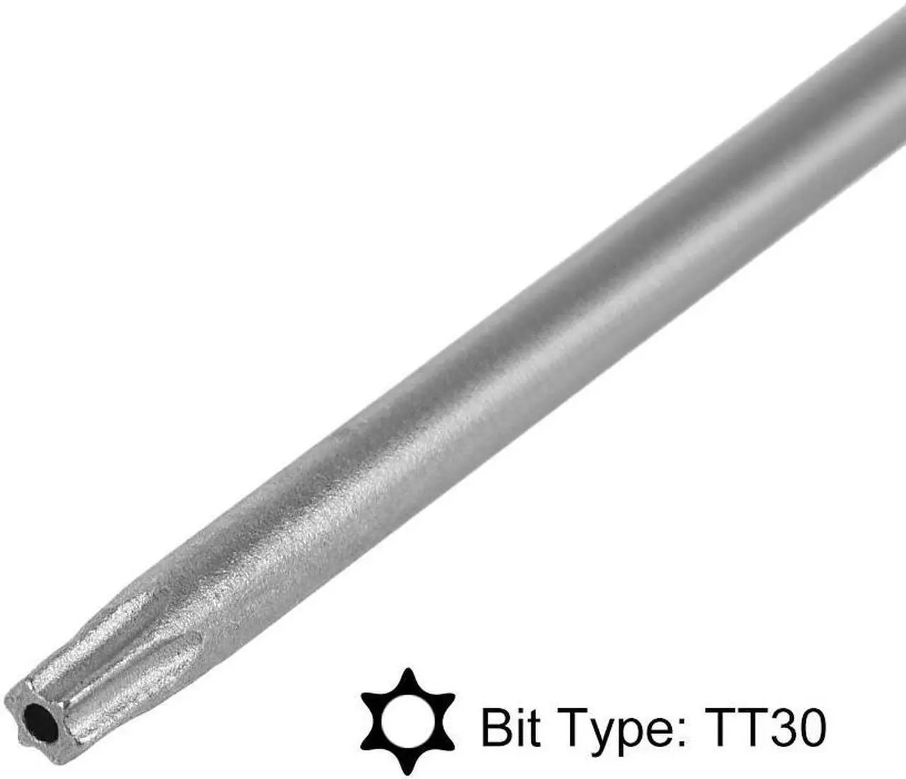 Alt view image 4 of 4 - Torx Screwdriver Bits 1/4-Inch Hex Shank 150mm Length TT30 Magnetic Security Star Screw Driver S2 Bit