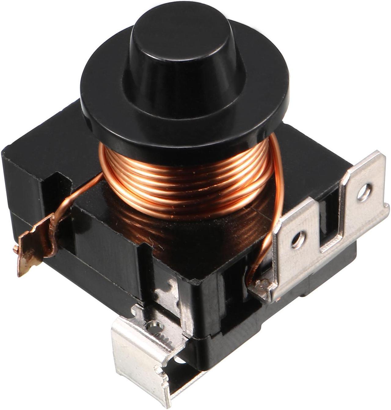 Alt view image 2 of 4 - Refrigerator Starter Relay 3/8HP 280W + Compressor Thermal Overload Protector 1/2HP 375W
