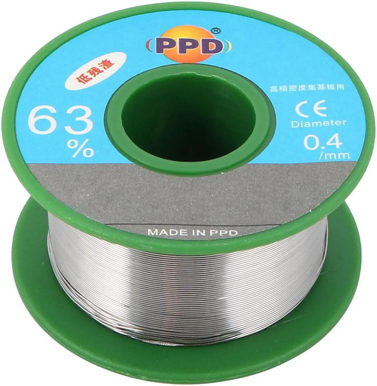 Main image of 0.4 mm Dia 63/37 Tin Lead Welding Soldering Solder Wire Rosin Core Reel