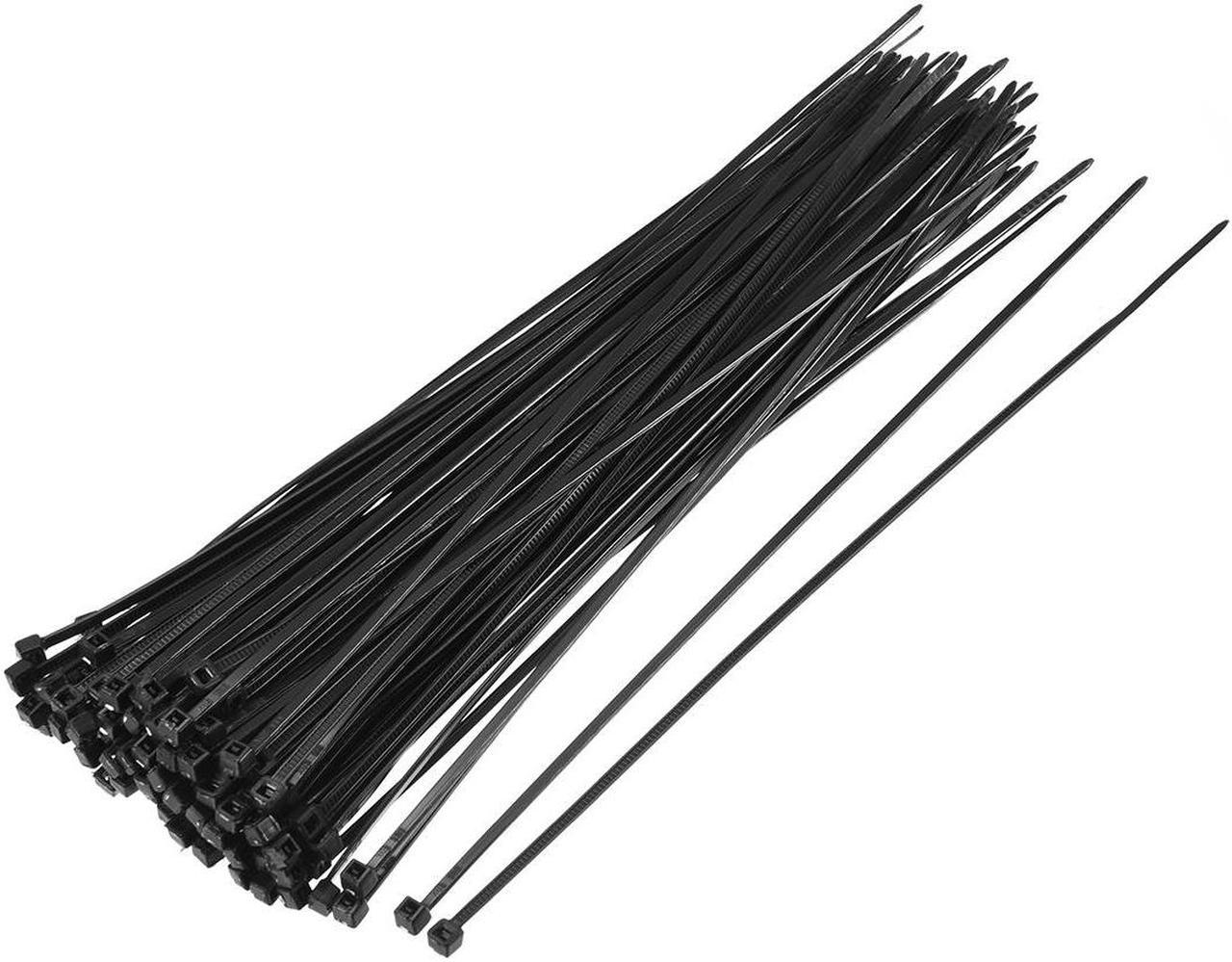 Cable Zip Ties 150mmx1.9mm Self-Locking Nylon Tie Wraps Black 200pcs