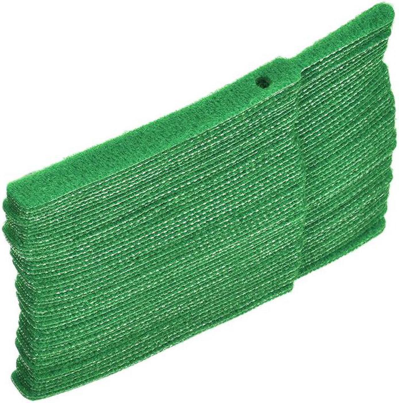 Reusable Cable Ties, 4 Inch Hook and Loop Cord Wraps, Green Zip Tie 50pcs