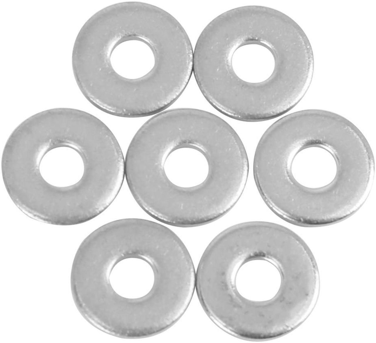 55pcs M5 x 15mm X2mm Stainless Steel Car Fastener Sealing Flat Washer Gaskets