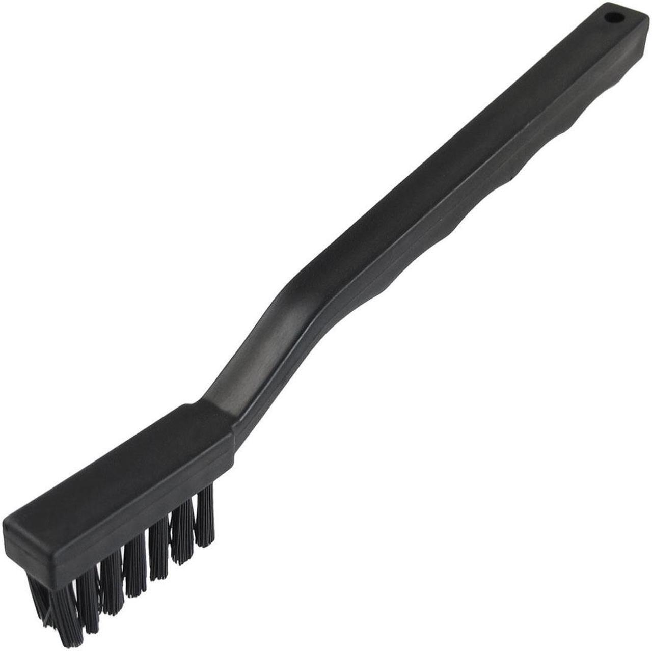 Main image of Unique Bargains Black Plastic Grip 3 Rows Bristles Anti Static ESD Brush PCB Cleaner 6.9"