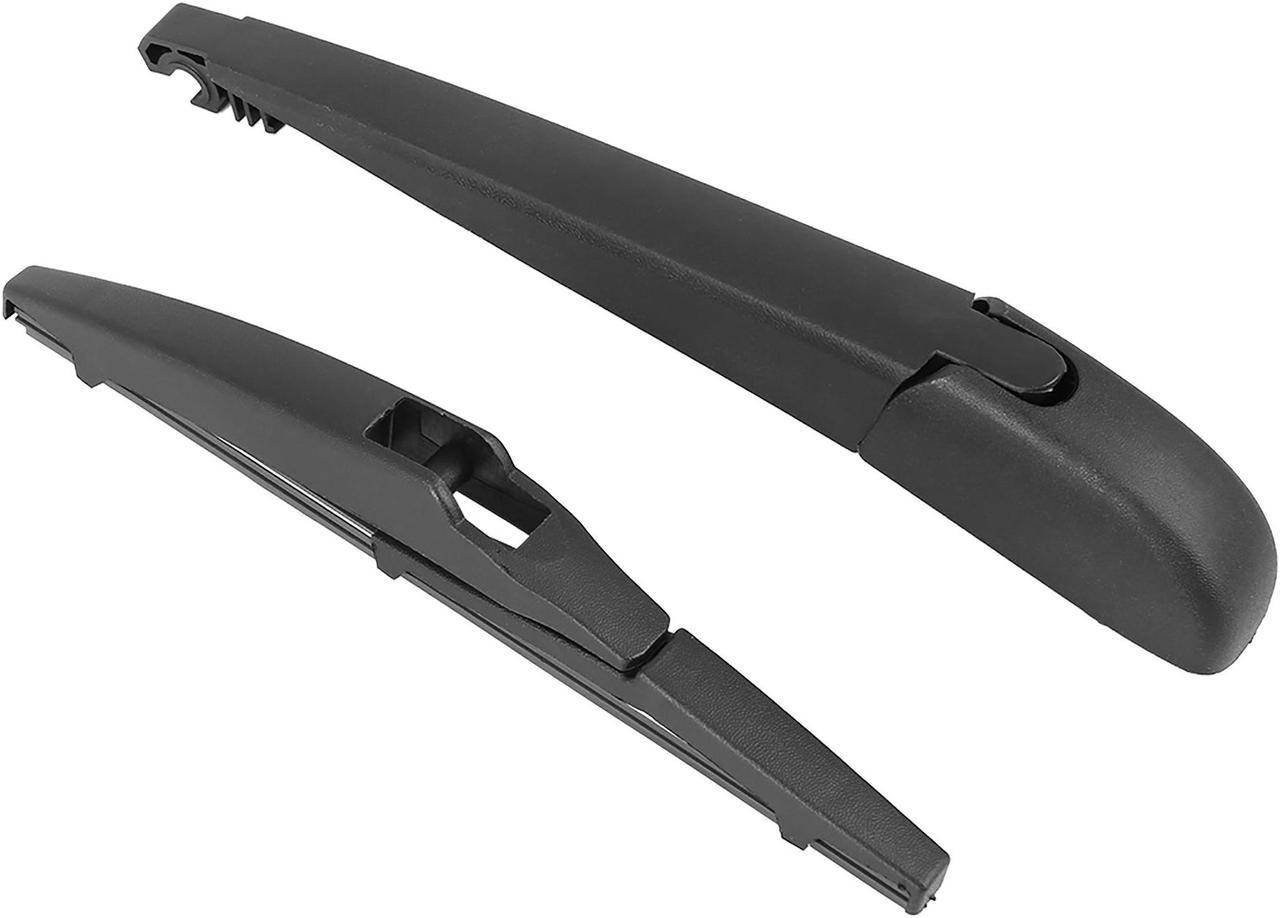 Car Rear Windshield Wiper Blade Arm Set Black 200mm 8 Inch for Toyota Auris Mk2 2010-2019