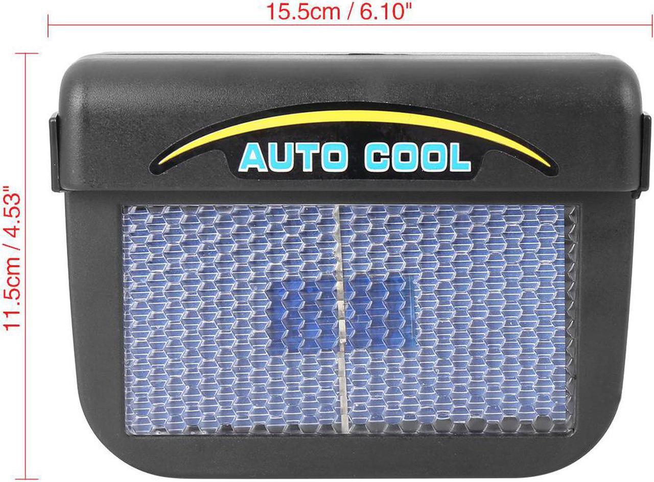 Alt view image 2 of 7 - ABS Solar Powered Car Window Windshield Auto Air Vent Cooling Fan System Cooler