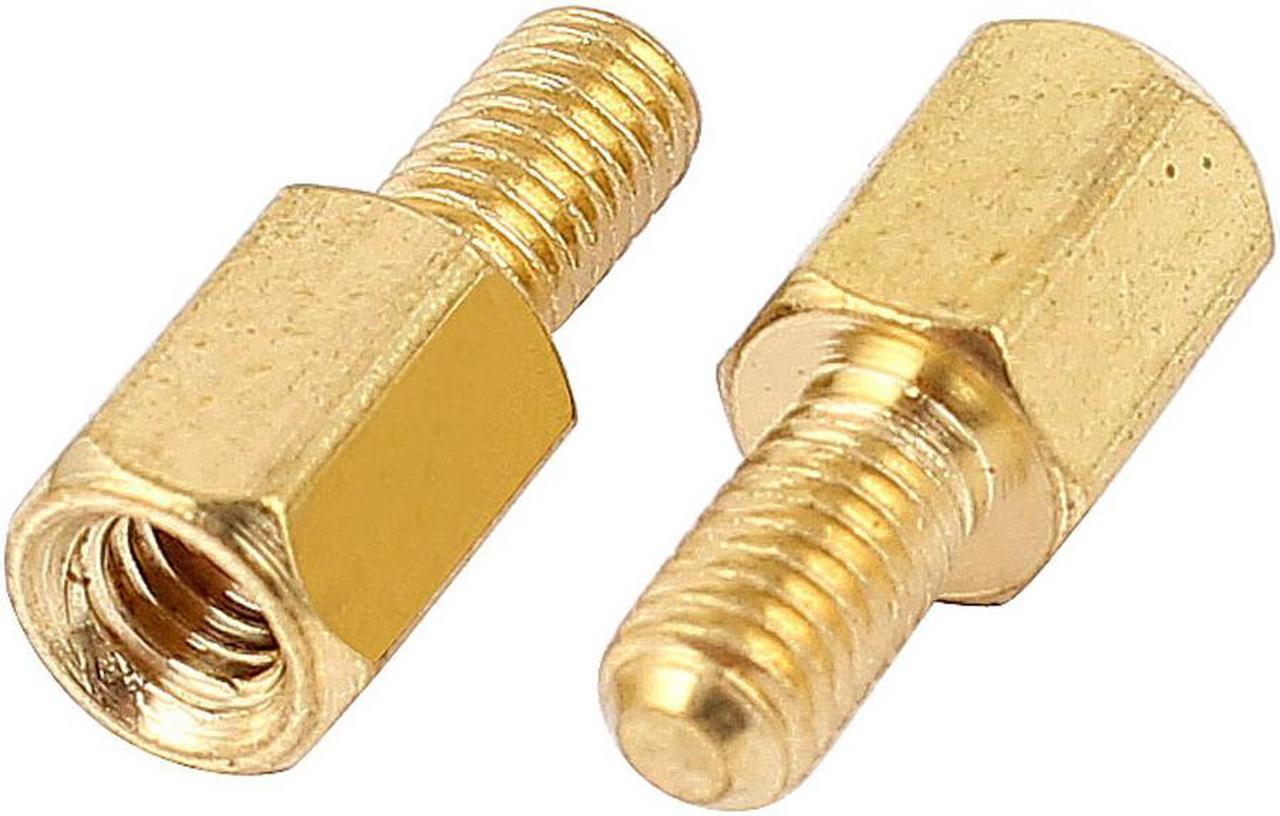 Main image of Motherboard M3 Male x Female 6mm+6mm Brass Screw Threaded Hex Standoff Spacer