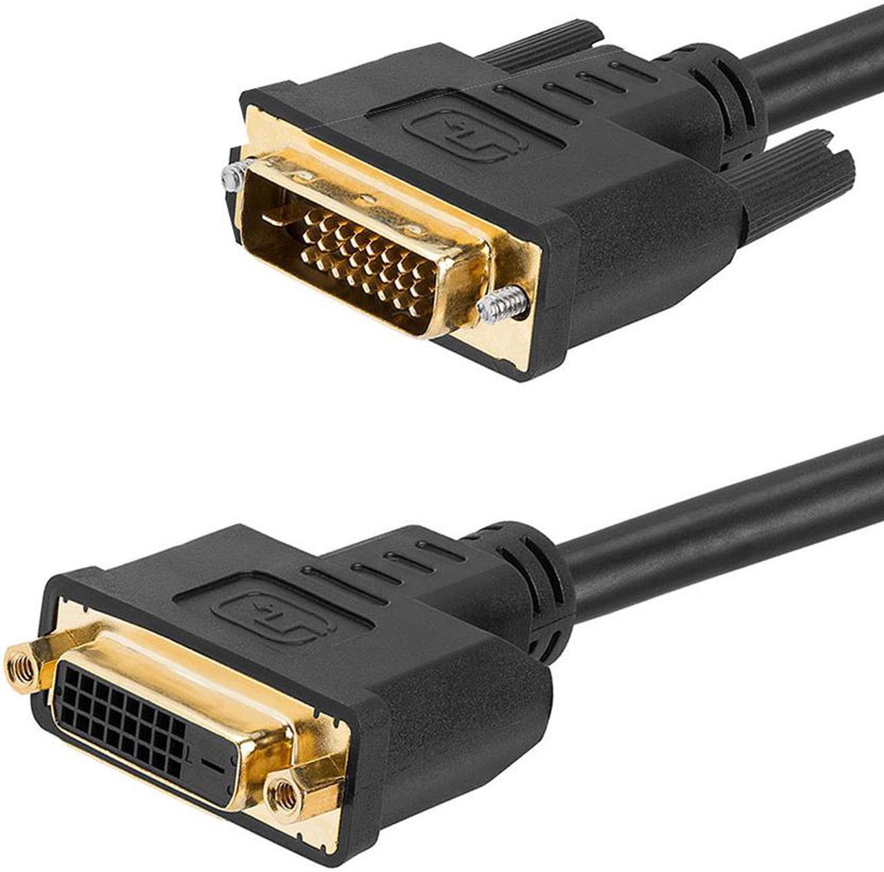 Main image of 15ft DVI Extension Cable - Dual Link Male to Female - 2560x1600 - 15 feet DVI-D