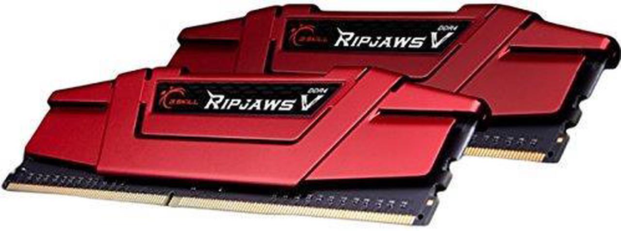 G.SKILL 8GB (2 x 4GB) Ripjaws V DDR4 PC4-19200 2400MHz 288-Pin Intel Z170 Platform / Intel X99 Platform Desktop Memory M