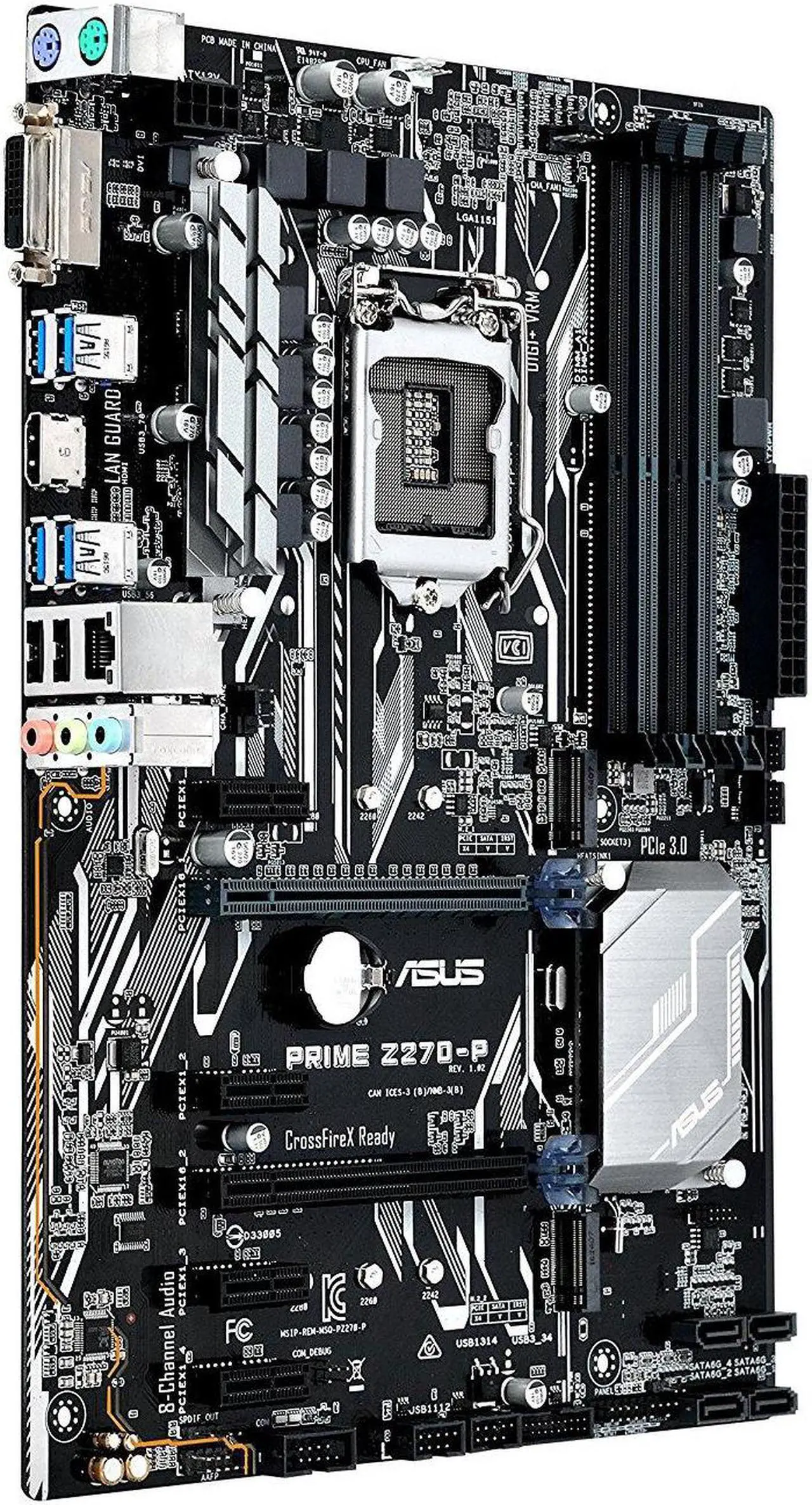 Alt view image 2 of 6 - ASUS PRIME Z270-P LGA1151 DDR4 HDMI DVI M.2 USB 3.0 Z270 ATX Motherboard PRIME