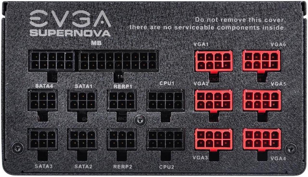 Alt view image 2 of 11 - EVGA 220-P2-1000-XR EVGA SuperNOVA 1000W 80Plus