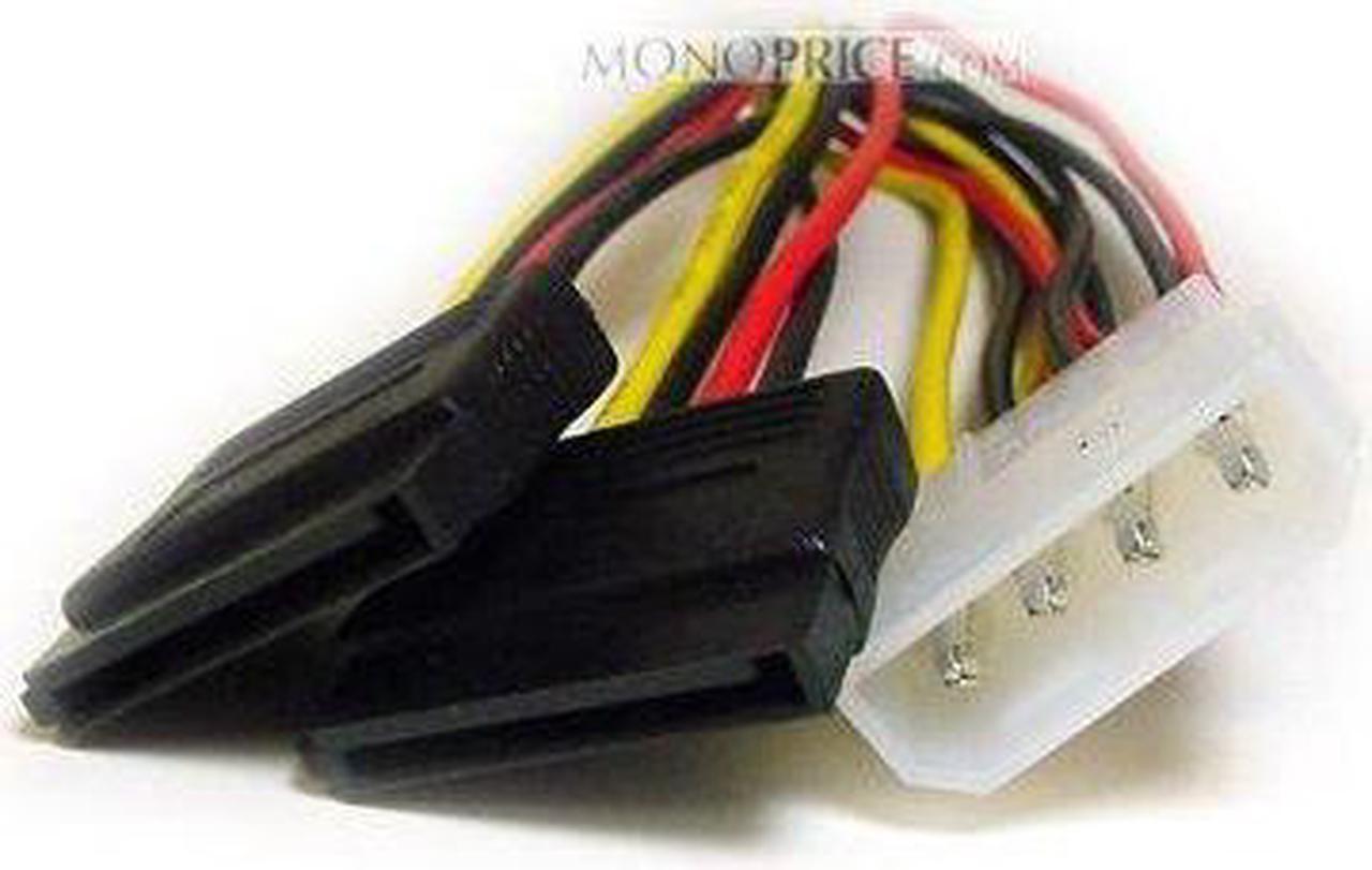 Main image of SATA Serial ATA Splitter Power Cable(1 X 5.25 to 2 15 pin SATA power connecto...