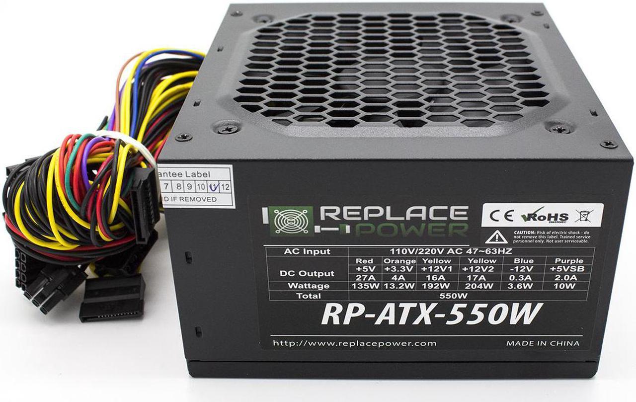 Alt view image 2 of 4 - 550W Power Supply for HP Pavilion Elite HPE-H8-1520T HPE-478HK Upgrade