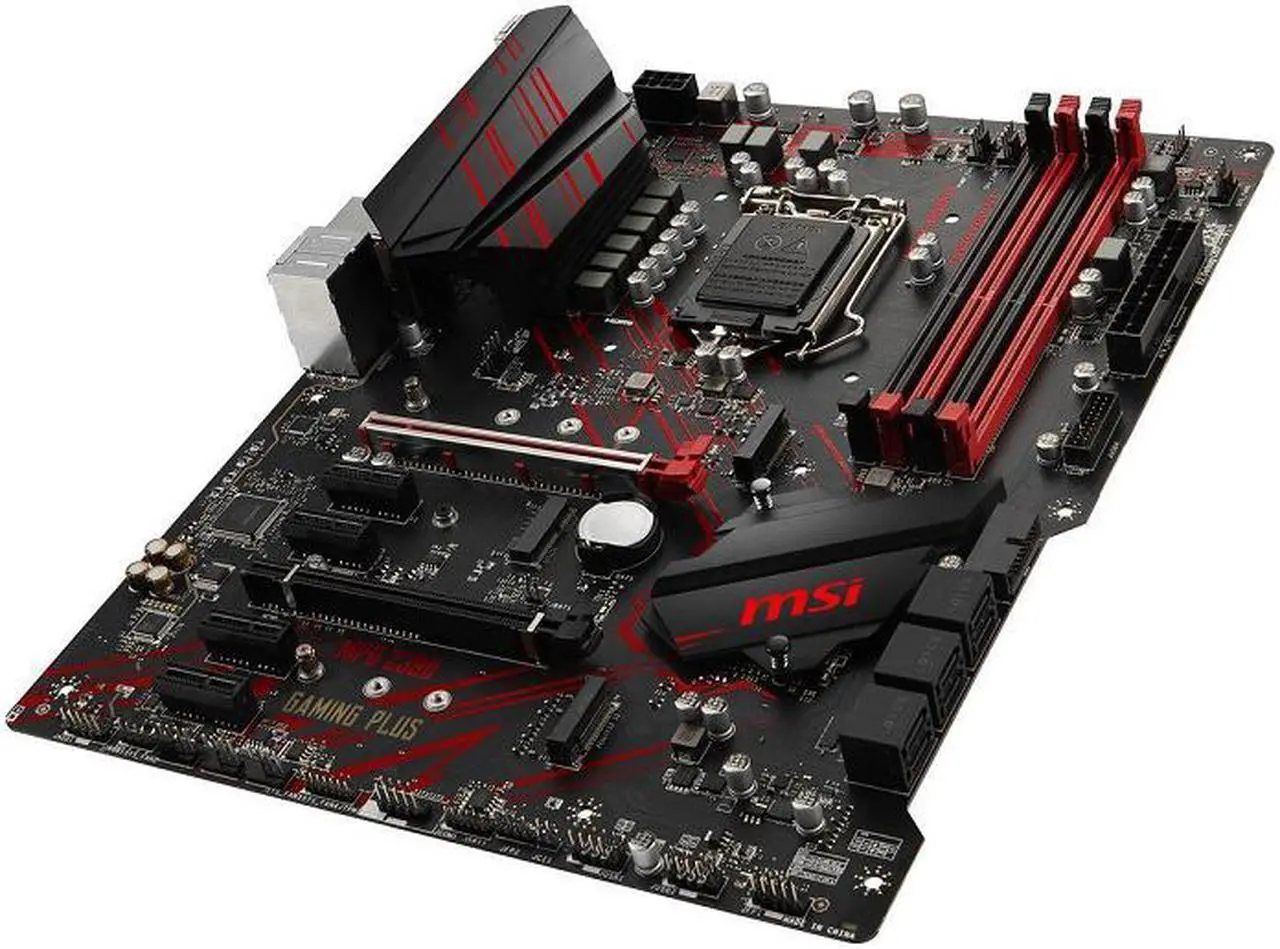 Alt view image 2 of 11 - MSI MPG Z390 Gaming Plus LGA1151 M.2 USB 3.1 Gen 2 DDR4 ATX - Motherboard Only