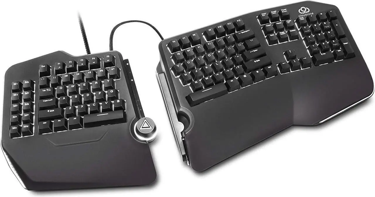 Alt view image 7 of 10 - Cloud Nine Ergonomic Mechanical Keyboard, C989M