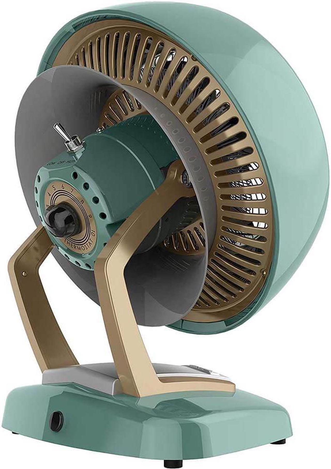 Alt view image 12 of 14 - Vornado VHeat Whole Room Vintage Home Portable Electric Space Heater, Green