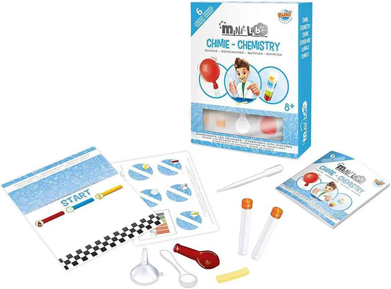 Alt view image 2 of 3 - Buki MINILABCHEM Mini-Lab Chemistry Set