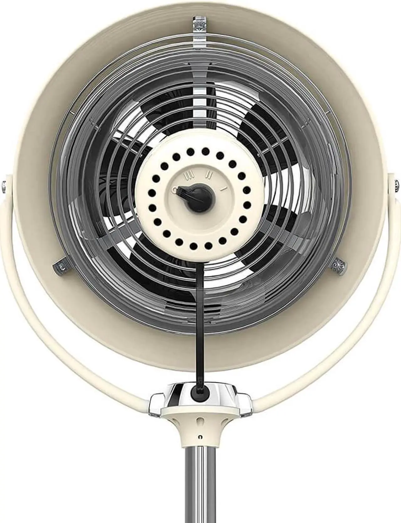Alt view image 7 of 8 - Vornado VFan Sr Pedestal 3 Speed Vintage Fan on Stand Vintage White