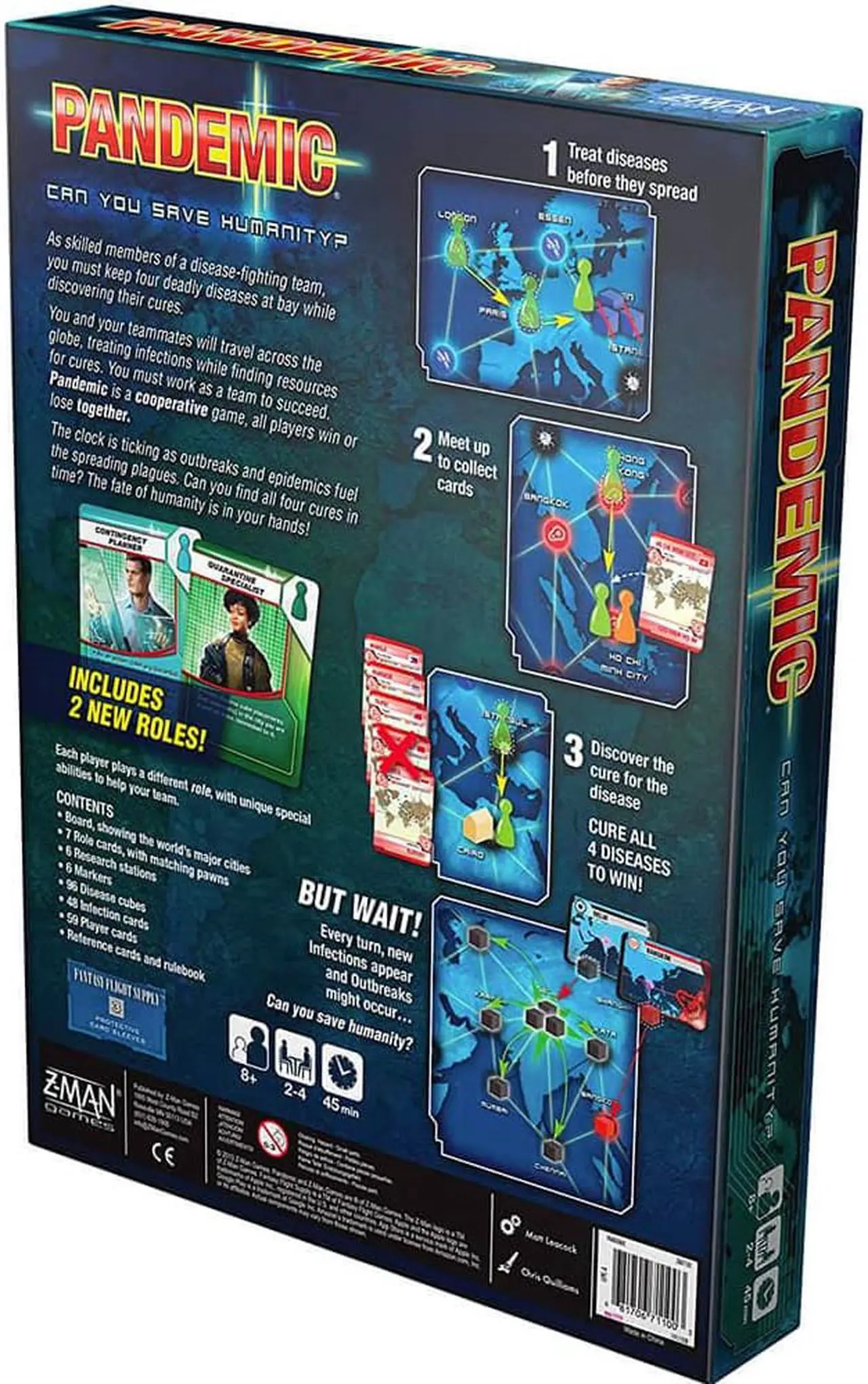 Alt view image 3 of 9 - Pandemic Board Game - Can You Save Humanity