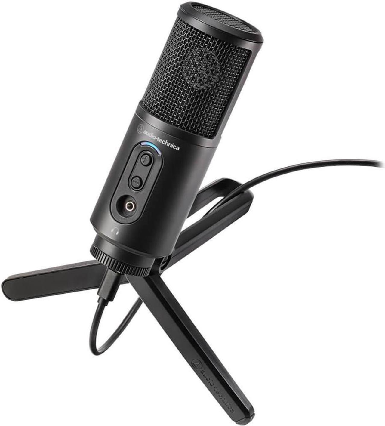 Alt view image 7 of 16 - Audio Technica Cardioid Condenser USB Microphone ATR2500x-USB