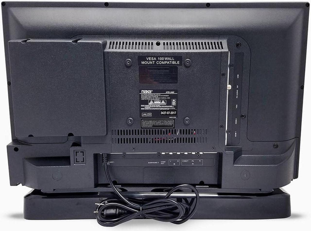 Alt view image 7 of 9 - Naxa NTD-2460 24 Led Tv With Dvd Player & Built-In Soundbar