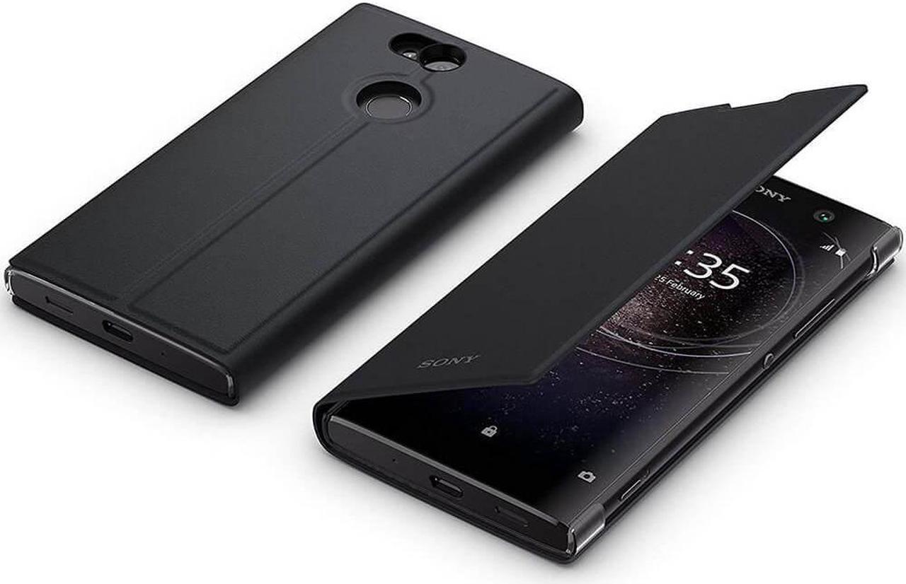Alt view image 14 of 16 - Sony Xperia XA2 Style Cover Stand (SCSH10) - Black