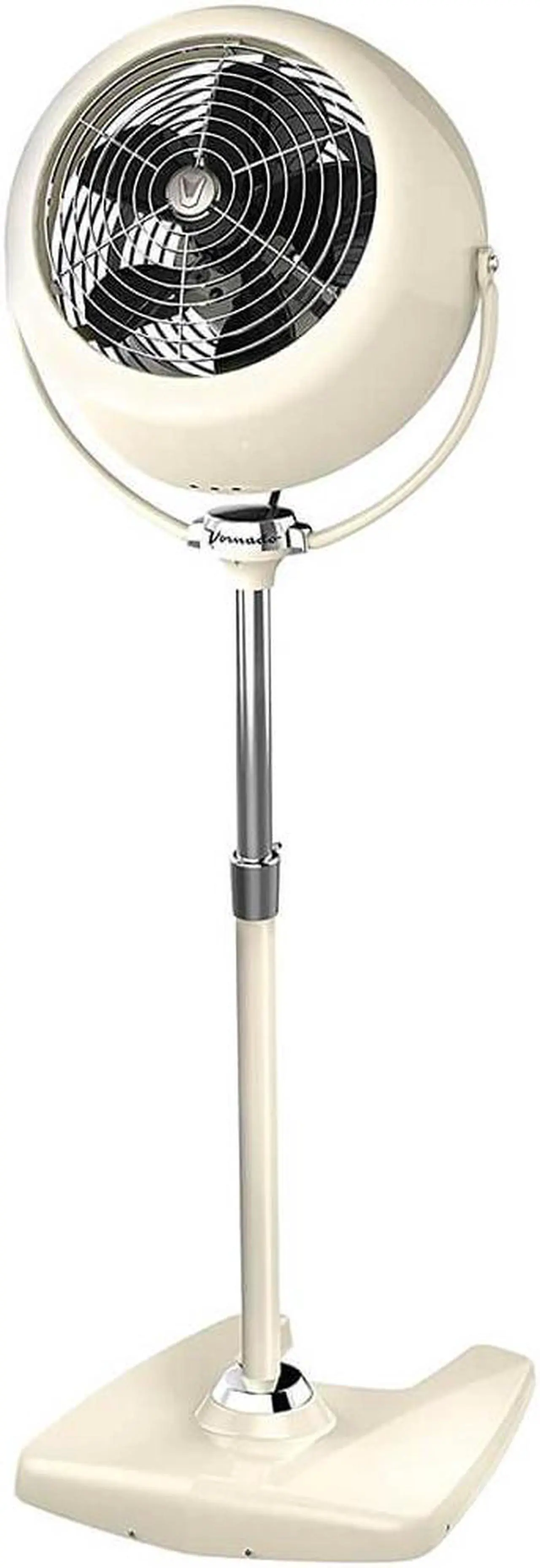 Alt view image 4 of 8 - Vornado VFan Sr Pedestal 3 Speed Vintage Fan on Stand Vintage White