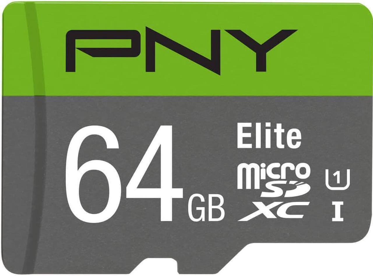 Alt view image 4 of 10 - PNY Elite 64 GB Class 10/UHS-I (U1) microSDXC