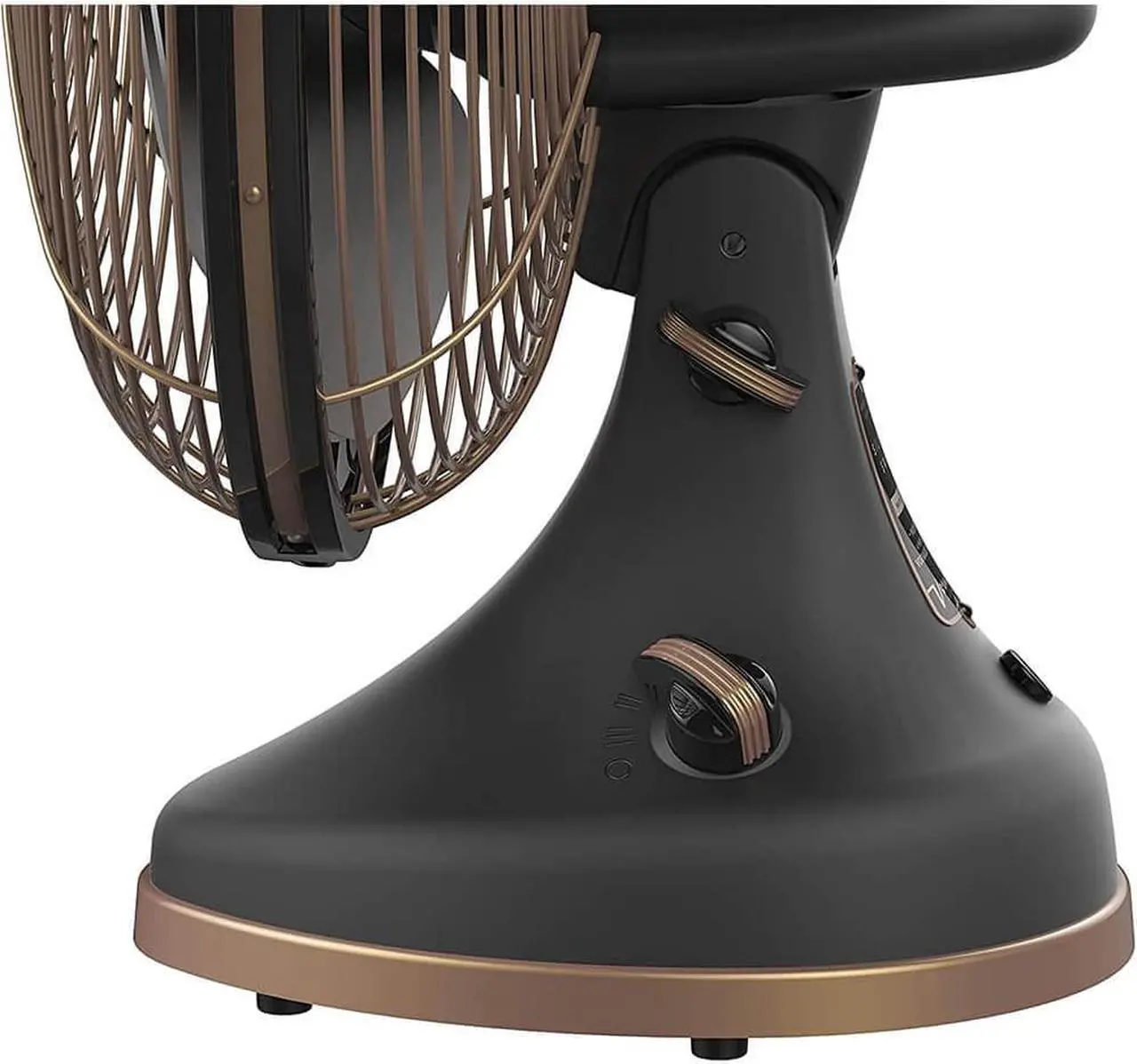 Alt view image 2 of 5 - Vornado SILVERSWANGC Silver Swan Alchemy Table Top Oscillating Fan - Gunmetal