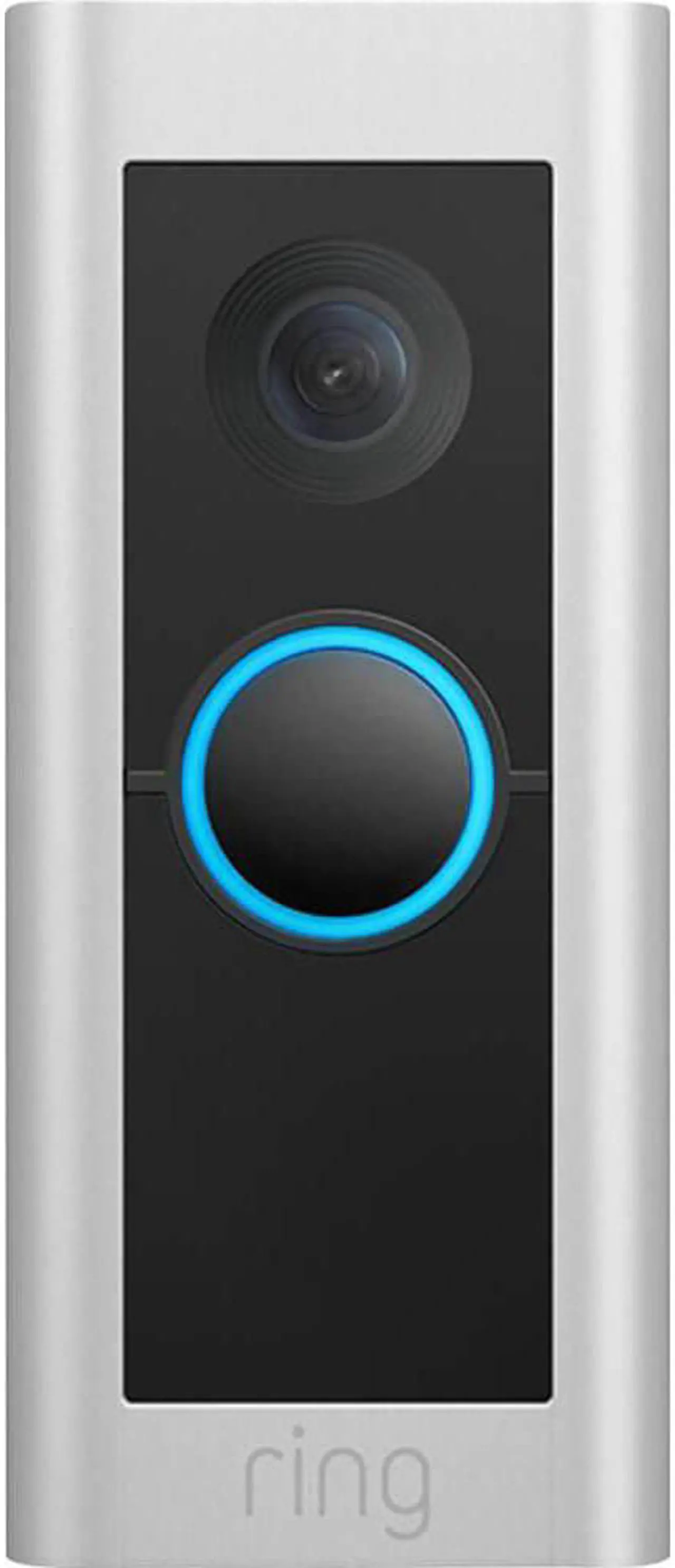 Main image of Ring Wired Video Doorbell Pro, Smart WiFi Video Doorbell Wired - Satin Nickel