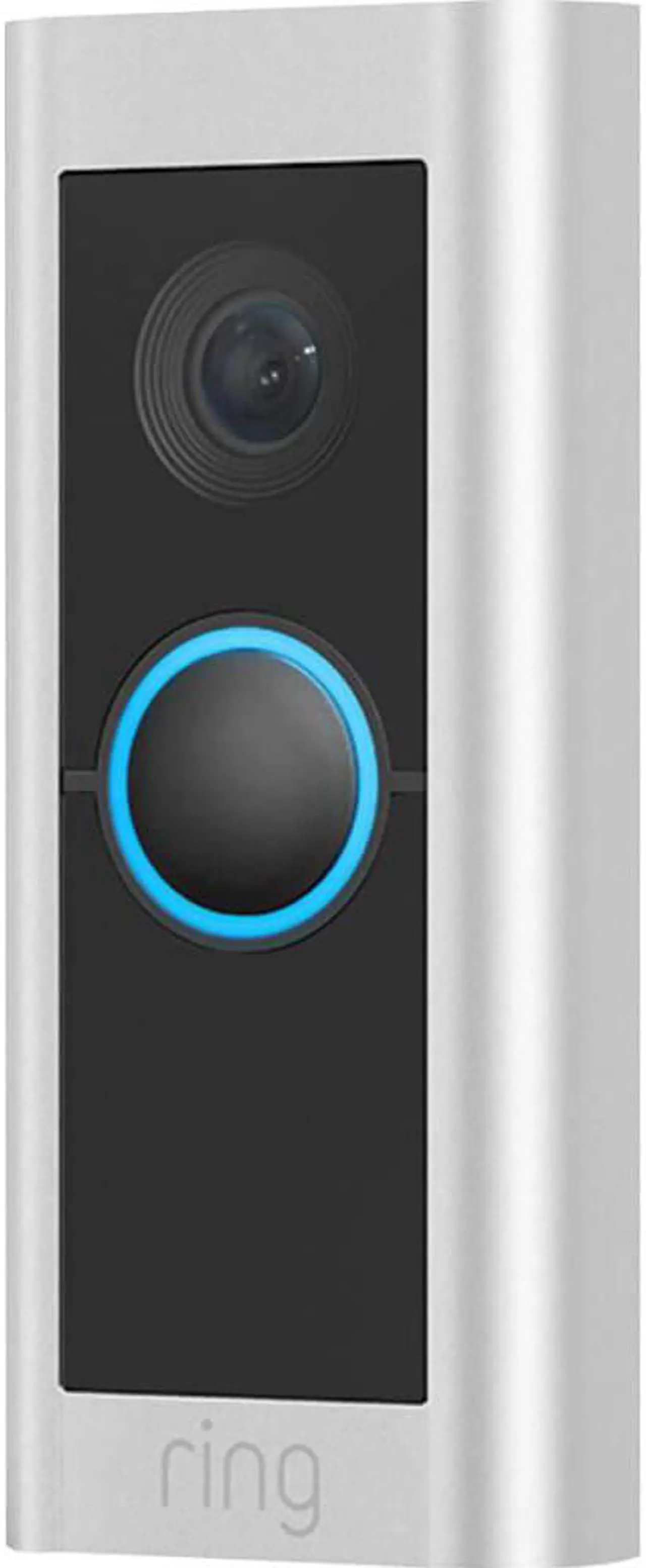 Alt view image 2 of 20 - Ring Wired Video Doorbell Pro, Smart WiFi Video Doorbell Wired - Satin Nickel
