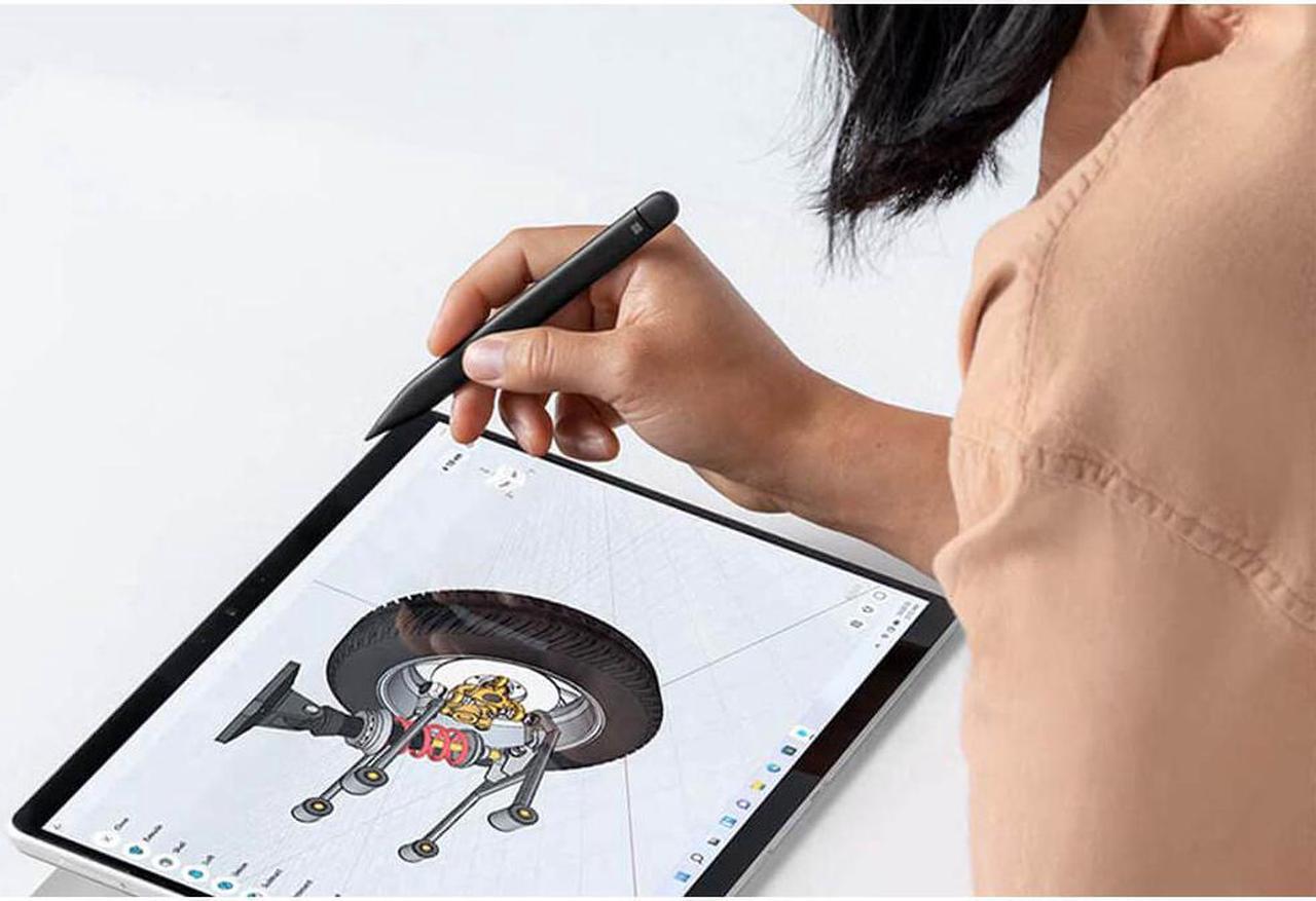 Alt view image 8 of 20 - Microsoft 8WV-00001 Surface Slim Pen 2 Matte Black