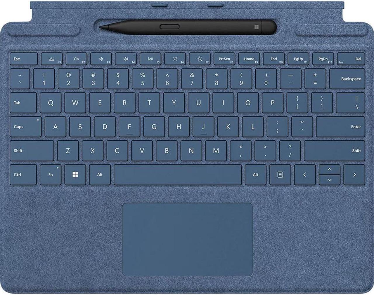 Microsoft 8X600097 Surface Pro Signature Keyboard Cover with Slim Pen 2 - Sapphire