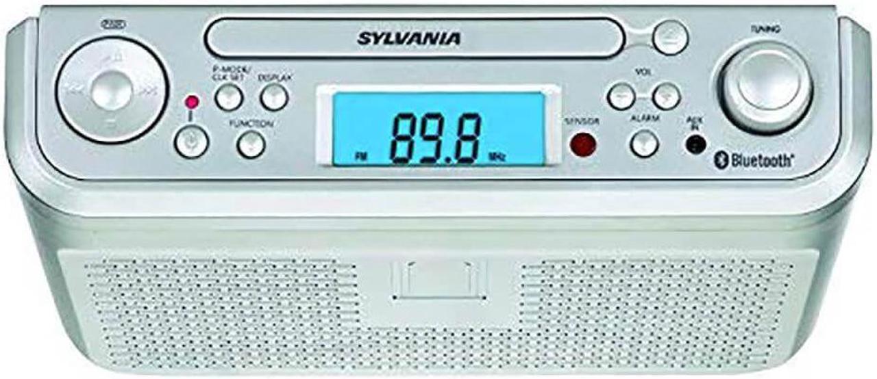 Alt view image 9 of 18 - Sylvania SKCR2713 Under-Counter Bluetooth CD Clock Radio
