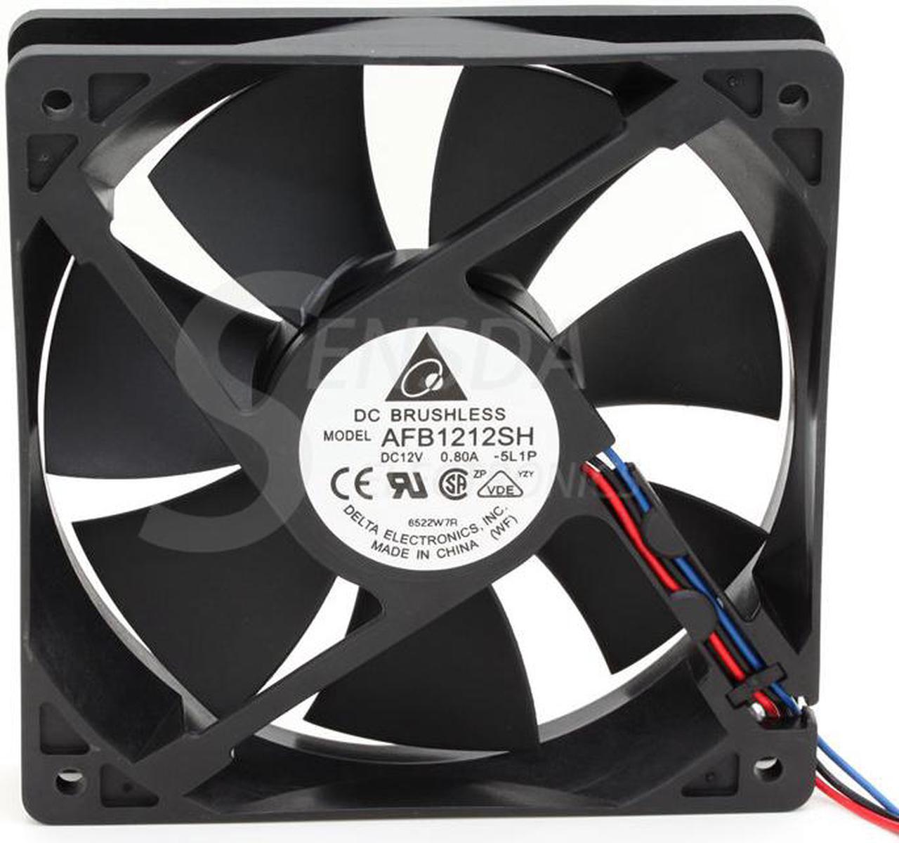 Delta fan AFB1212SH 12CM 12025 120*120*25MM 12V 0.80A Cooling Fan Good Quality