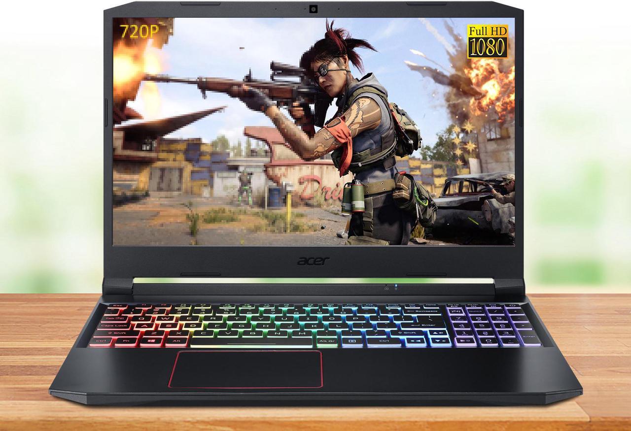 Alt view image 5 of 7 - Acer Nitro 5 Gaming Laptop, 15.6" 144Hz FHD Display, Intel Core i5-10300H Upto 4.5GHz, 8GB RAM, 512GB NVMe SSD, NVIDIA GeForce RTX 3050, HDMI, Wi-Fi, Bluetooth, Windows 10 Pro
