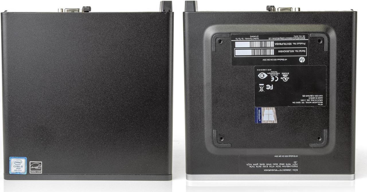 Alt view image 2 of 7 - HP EliteDesk 800 G4 Mini PC, Intel Core i5-8500T Upto 3.5GHz, 8GB RAM, 256GB NVMe SSD, DisplayPort, VGA, Wi-Fi, Bluetooth, Windows 10 Pro