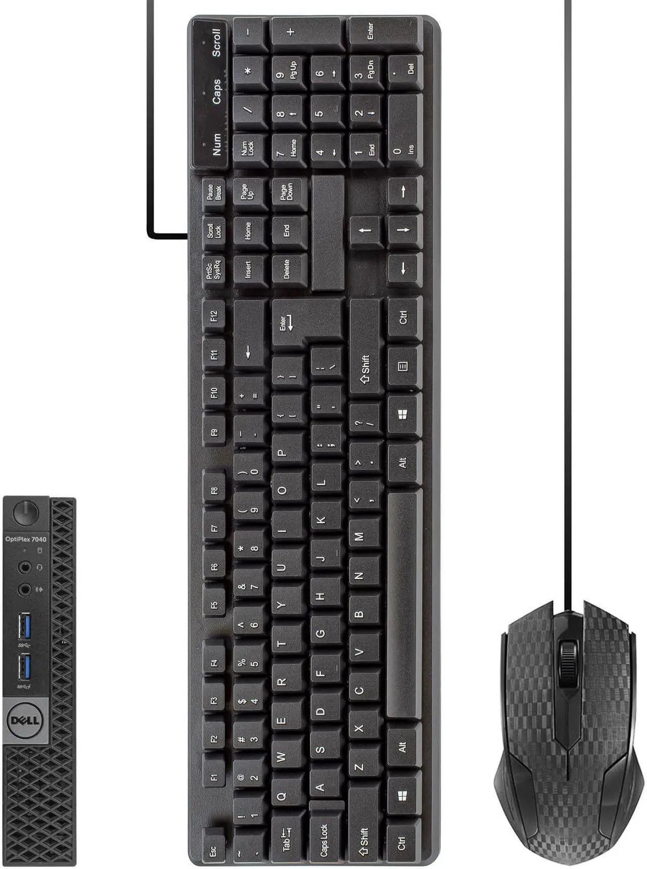 Alt view image 4 of 7 - Dell Optiplex 7040 Mini PC, Intel Core i5-6500T Upto 3.1GHz, 16GB RAM, 512GB SSD, HDMI, DisplayPort, Wi-Fi, Bluetooth, Windows 10 Pro