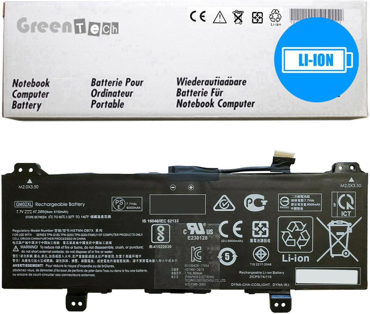 Main image of GREENTECH GM02XL BATTERY FOR HP CHROMEBOOK 11 G6 14 G5 14-CA 47WR 917725-855