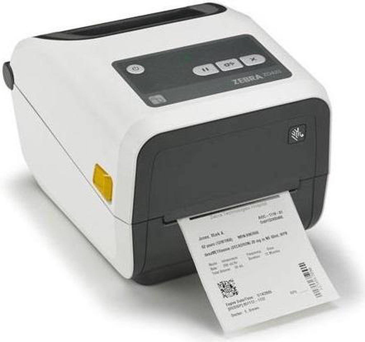 Zebra ZD420 Series 4" Thermal Transfer Label Printer for Healthcare, 203 dpi, USB, Bluetooth LE, Modular Connectivity Slot - Ethernet - ZD42H42-T01E00EZ