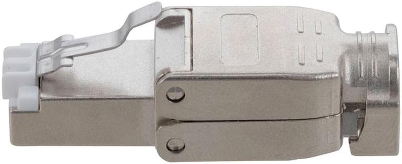 Alt view image 2 of 4 - CAT6A Shielded Toolless  RJ45 Plug with metal batch, 20 pack