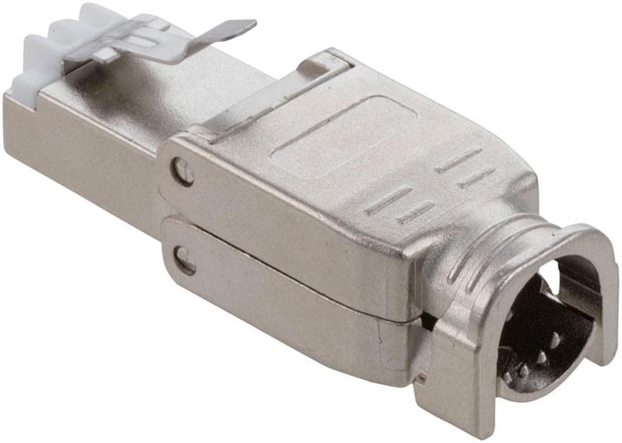 Alt view image 3 of 4 - CAT6A Shielded Toolless  RJ45 Plug with metal batch, 20 pack