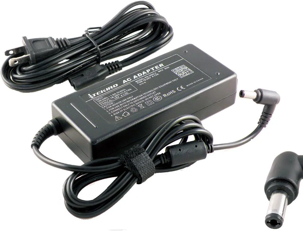 Alt view image 2 of 4 - iTEKIRO AC Adapter Charger for Fujitsu Lifebook T904, T935, T936, T937, T938, T939, U727, U728, U729, U729X, U745, U747, U748