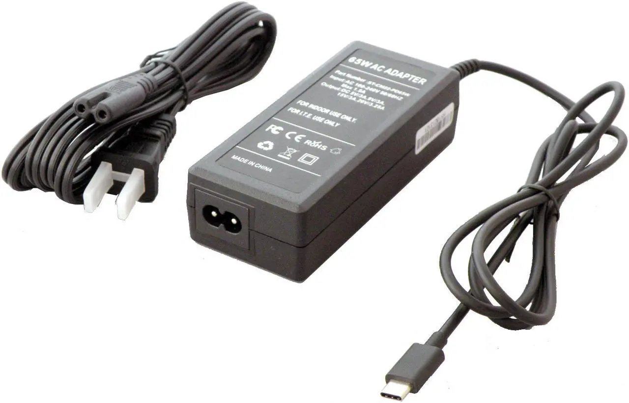 Alt view image 2 of 6 - iTEKIRO 65W USB-C AC Adapter for Lenovo IdeaPad Slim 9 14ITL5 82D2000BUS; Lenovo Yoga 730-13IKB 81CT, Yoga 730 81CT0008US, Yoga 730 81CT001PUS, Yoga 730 81CT001QUS 81CT001RUS 81CT001SUS 81CT001TUS