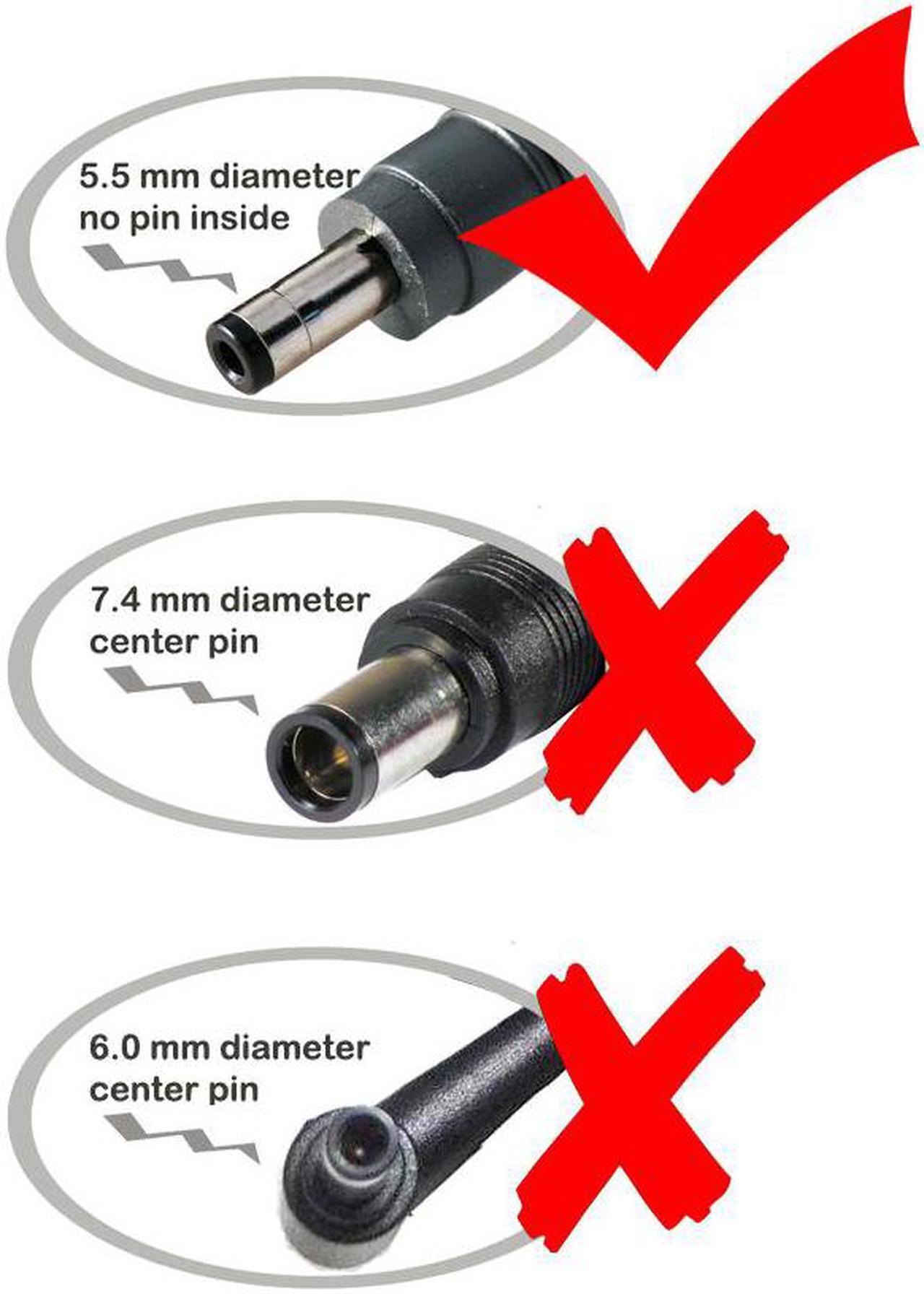 Alt view image 4 of 7 - iTEKIRO 180W AC Adapter for Gateway GGNC51518 GWTN156-2 GWTN156-3 Creator Series 15.6"  FHD Gaming, GGNC51518-BK  GWTN156-2BK  GWTN156-3BK, Gateway FSP180-AJBN3; EVOO EG-LP5 15.6" Gaming , EG-LP5-BK