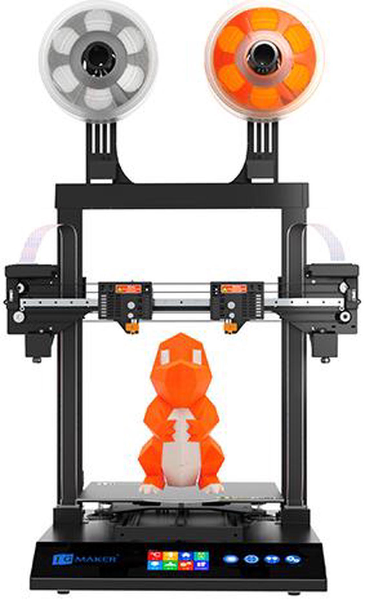 JGMAKER 3D Printer Artist-D Pro IDEX Dual Extruder 3D Printers Direct Drive Extruder TMC2209 Driver MeanWell Power Supply Large Build 300X300X340mm 98% Pre- Assemble ABS PLA PETG TPU Flexible 1.75mm