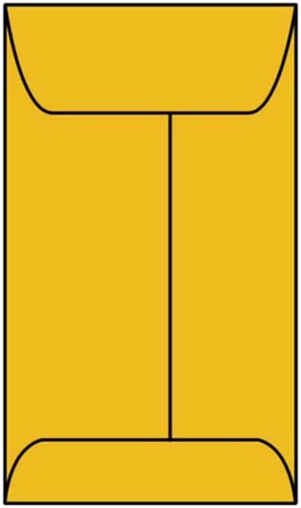 Main image of #4C Open End Coin Envelopes, 3" x 4-1/2", 28#, Roptex, Tan / Brown Kraft (Box of 500)