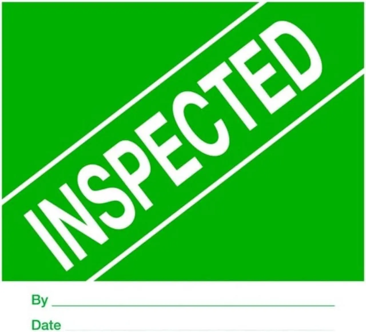 Main image of 4" x 4" Inspected Labels  Inspection Labels, 500/Roll